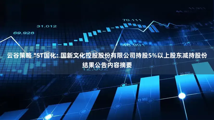 云谷策略 *ST国化: 国新文化控股股份有限公司持股5%以上股东减持股份结果公告内容摘要